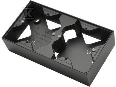 Puszka Metalowa Sonata 2-Kr. Czarna Puszka Metalowa Sonata 2-Kr. Czarna