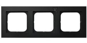 Elegancka Ramka Metalowa Sonata Czarne 3-KR Elegancka Ramka Metalowa Sonata Czarne 3-KR