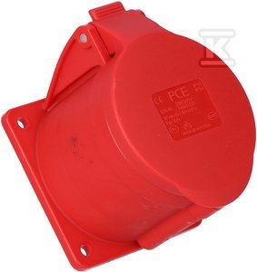 GN.Tablica Prosta 32A 5P 400V IP44 GN.Tablica Prosta 32A 5P 400V IP44