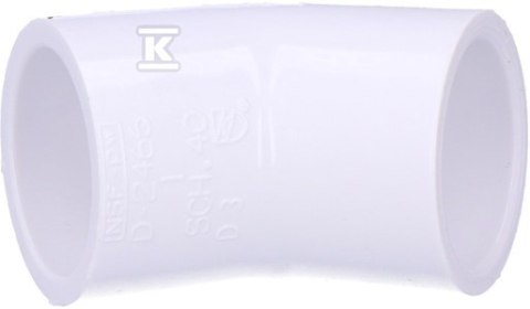 KOLANO 45° PVC KW/KW 1" - Nowa Generacja KOLANO 45° PVC KW/KW 1" - Nowa Generacja