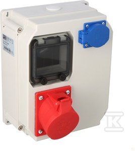 Mikołajkowy Rozdzielacz 32A IP44 4M Mikołajkowy Rozdzielacz 32A IP44 4M