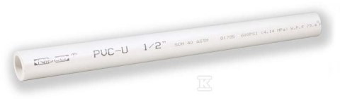Rura PVC SCH 40 1/2" do Ciśnienia