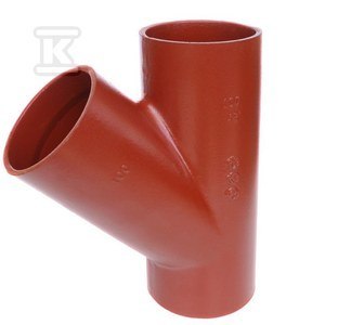 Trójnik Żeliwny SML 100x80/45 Premium
