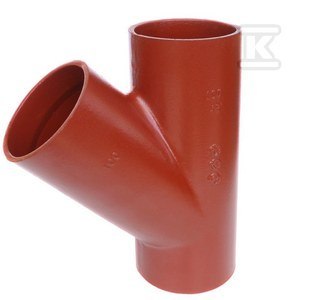 Żeliwny trójnik SML 125x125/45 mm