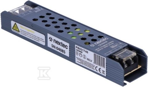 Zasilacz 12V 5A Long Graphite IP20 Zasilacz 12V 5A Long Graphite IP20