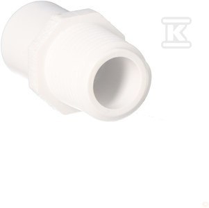 Złączka Nypel GW Wkręcana PVC 1/2" Złączka Nypel GW Wkręcana PVC 1/2"