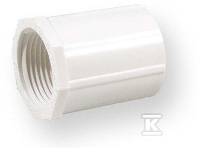 Złączka PVC 1 1/4 z gwintem nakrętnym Złączka PVC 1 1/4 z gwintem nakrętnym