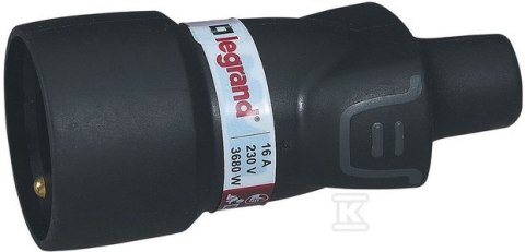 Przedłużacz GUMOWY 16A IP44 2P+Z Przedłużacz GUMOWY 16A IP44 2P+Z