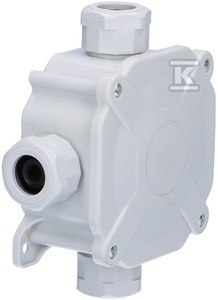 Puszka IP67 4xPG16 Szara 5 Zaczepów Puszka IP67 4xPG16 Szara 5 Zaczepów