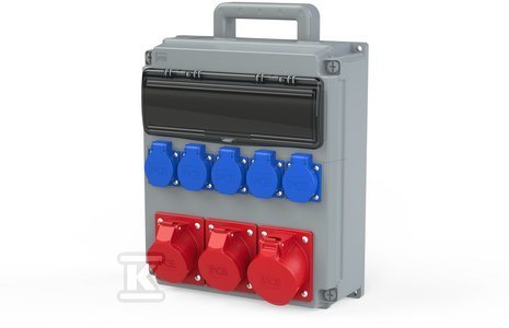 Przenośny Rozdzielacz Energetyczny IP54 5GS Przenośny Rozdzielacz Energetyczny IP54 5GS