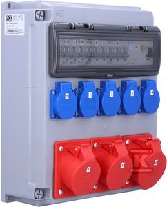 "Rozdzielnica 32A IP54 5GS z OPOLE" "Rozdzielnica 32A IP54 5GS z OPOLE"