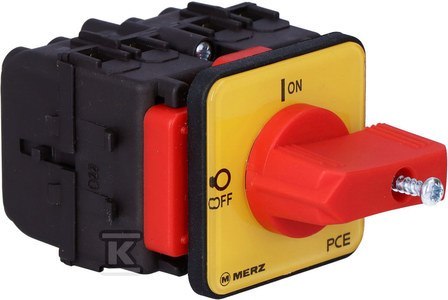 Rozłącznik 32A 4P Czerwony IP65 Rozłącznik 32A 4P Czerwony IP65