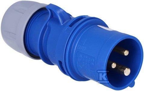 Wtyczka Przenośna 16A Shark IP44 Wtyczka Przenośna 16A Shark IP44