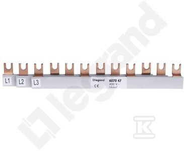 "Łącznik Szyny BI3/16 dla Przewodów 16 mm²" "Łącznik Szyny BI3/16 dla Przewodów 16 mm²"