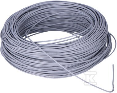 Szary Przewód H05V-K 1x0,5 mm² Szary Przewód H05V-K 1x0,5 mm²