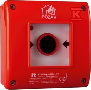 Alarm Pożarowy S230V z Zbiciem 1NO/1NC Alarm Pożarowy S230V z Zbiciem 1NO/1NC