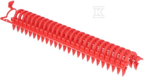 "Klips 3D do Rury 14-17mm Czerwony" "Klips 3D do Rury 14-17mm Czerwony"