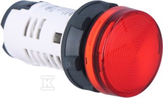 "LED Lampa Czerwona 24V Sygnalizacyjna"