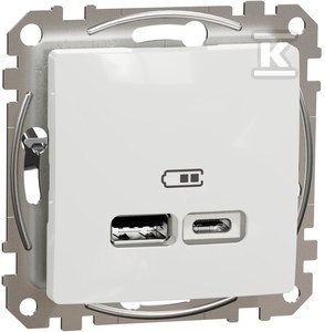 GN.USB 2,4A Biały - Szybkie Ładowanie Sedna