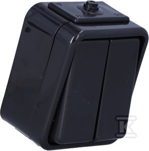 Czarny Łącznik Świecący IP44 Cedar Czarny Łącznik Świecący IP44 Cedar