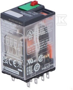 Przekaźnik RXM4AB1P7 4C/O 6A 230VAC Przekaźnik RXM4AB1P7 4C/O 6A 230VAC