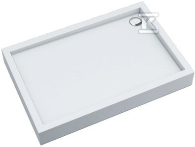 Brodzik Smooth White 90x100 cm Medium Brodzik Smooth White 90x100 cm Medium