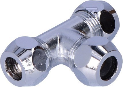 Złącze Trójnikowe 3/8" Chromowane Złącze Trójnikowe 3/8" Chromowane