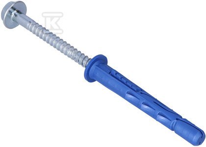 Wkręt FF1 10x80 mm z Kołnierzem Ocynkowany Wkręt FF1 10x80 mm z Kołnierzem Ocynkowany