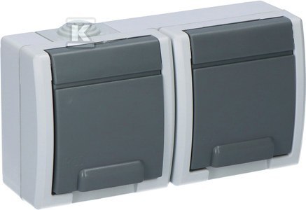 Aquant Szary IP55 GN.2X2P+Z N/T Aquant Szary IP55 GN.2X2P+Z N/T