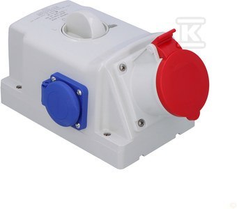 "Inteligentna Wtyczka 16A IP44 OPTI" "Inteligentna Wtyczka 16A IP44 OPTI"
