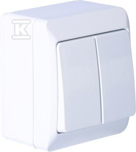 Świecznik Hermes IP44 Biały Łącznik Świecznik Hermes IP44 Biały Łącznik