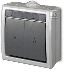 Złącze Żaluzjowe Szare IP55 Aquant Złącze Żaluzjowe Szare IP55 Aquant