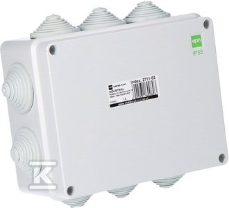 Puszka Przemysłowa IP55 198x163x80 mm Puszka Przemysłowa IP55 198x163x80 mm