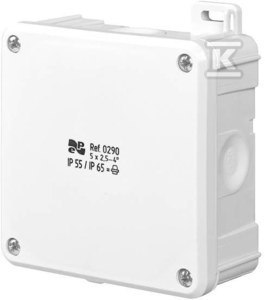 Puszka Elektryczna IP55/65 98x98 Biała Puszka Elektryczna IP55/65 98x98 Biała