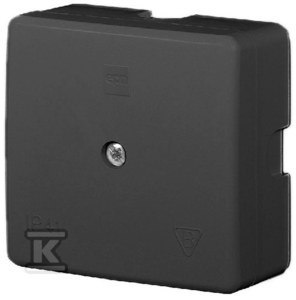 Puszka Telewizyjna IP41 60x60x30 Czarno-Biała Puszka Telewizyjna IP41 60x60x30 Czarno-Biała