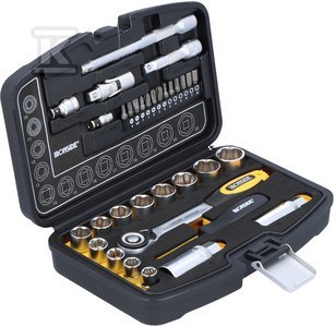 Zestaw Kluczy Nasadowych 24szt 3/8" i 1/4" Zestaw Kluczy Nasadowych 24szt 3/8" i 1/4"