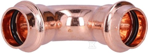 Łuk Cu 90° 22 mm Bpress Pro Łuk Cu 90° 22 mm Bpress Pro