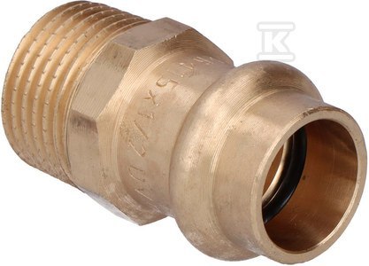 Adapter GZ 15x1/2 BPRESS CU łącznikowy Adapter GZ 15x1/2 BPRESS CU łącznikowy