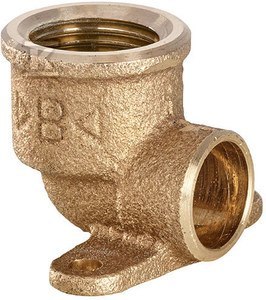 Brązowe Kolano Ścienne 15x1/2" LWXG Brązowe Kolano Ścienne 15x1/2" LWXG