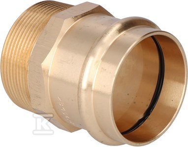 Adapter Mosiężny GZ 54x2 BPRESS CU Adapter Mosiężny GZ 54x2 BPRESS CU