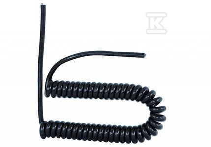 Spiralny Przewód Polwinitowy 3m Czarny Spiralny Przewód Polwinitowy 3m Czarny