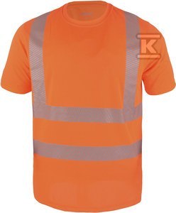 T-Shirt Odblaskowy Pomarańczowy L T-Shirt Odblaskowy Pomarańczowy L