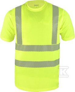 Fluorescencyjny T-Shirt Żółty XL Hi-Vi Fluorescencyjny T-Shirt Żółty XL Hi-Vi