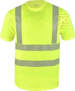 Fluorescencyjny T-shirt Hi-Vi Żółty M Fluorescencyjny T-shirt Hi-Vi Żółty M