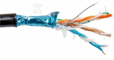 Kabel F/UTP Kat. 6 Żelowy 1000m Zew. Kabel F/UTP Kat. 6 Żelowy 1000m Zew.