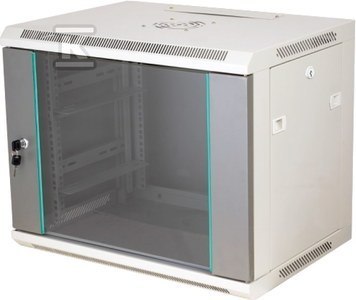 "Szara Szafka Wisząca 19" 9U 600x450" "Szara Szafka Wisząca 19" 9U 600x450"
