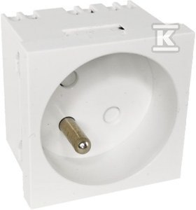 Modularne Gniazdo Elektryczne 2P+Z 45x4 Modularne Gniazdo Elektryczne 2P+Z 45x4