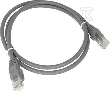 Kabel U/UTP Kat. 5e 0,25m Szary Kabel U/UTP Kat. 5e 0,25m Szary