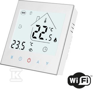 Inteligentny Termostat Wi-Fi HD-T1000 Biały Inteligentny Termostat Wi-Fi HD-T1000 Biały