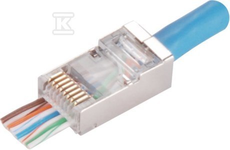 Wtyk RJ45 Przelotowy STP Kat. 5E Wtyk RJ45 Przelotowy STP Kat. 5E